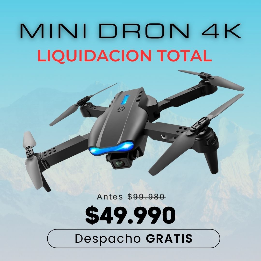 MiniDrone 4K - con camara Full HD Profesional y fácil de Usar